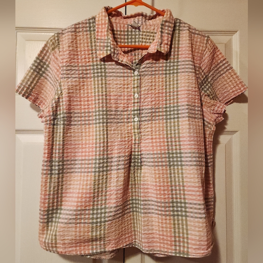 L.L. Bean Checkered Shirt